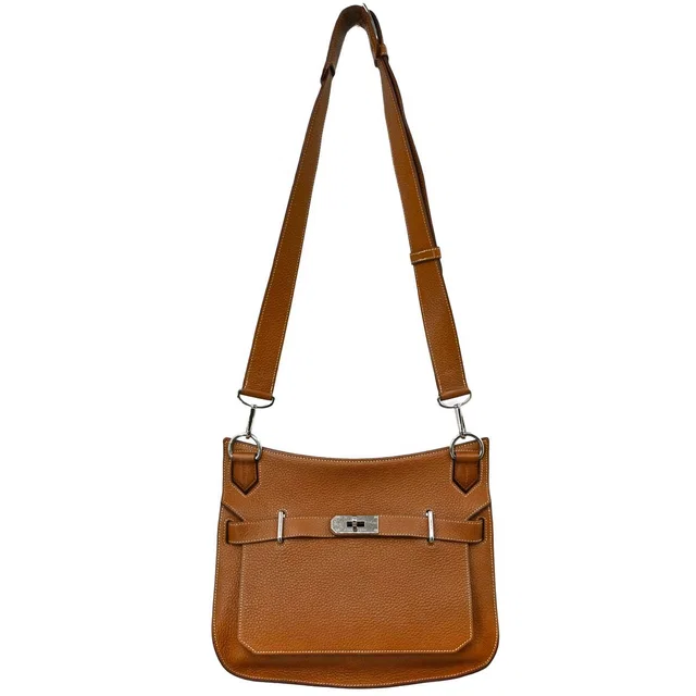 Hermès 2014 Gold Taurillon Clemence Jypsiere 31 Bag in Gold Clemence leather from AMORE Vintage Tokyo