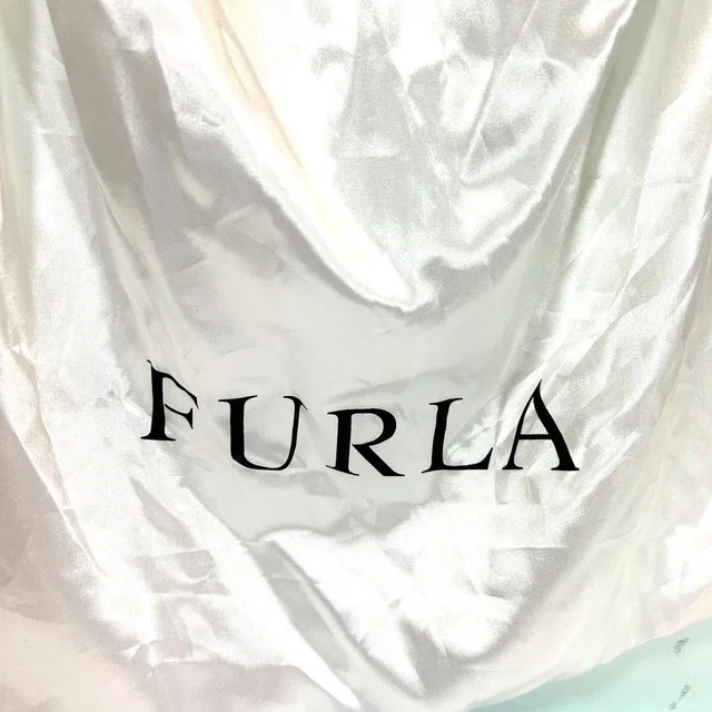 Furla Satin Logo Drawstring Dust Bag 23.5" W X 19 1/2" H in white Satin from Poshmark