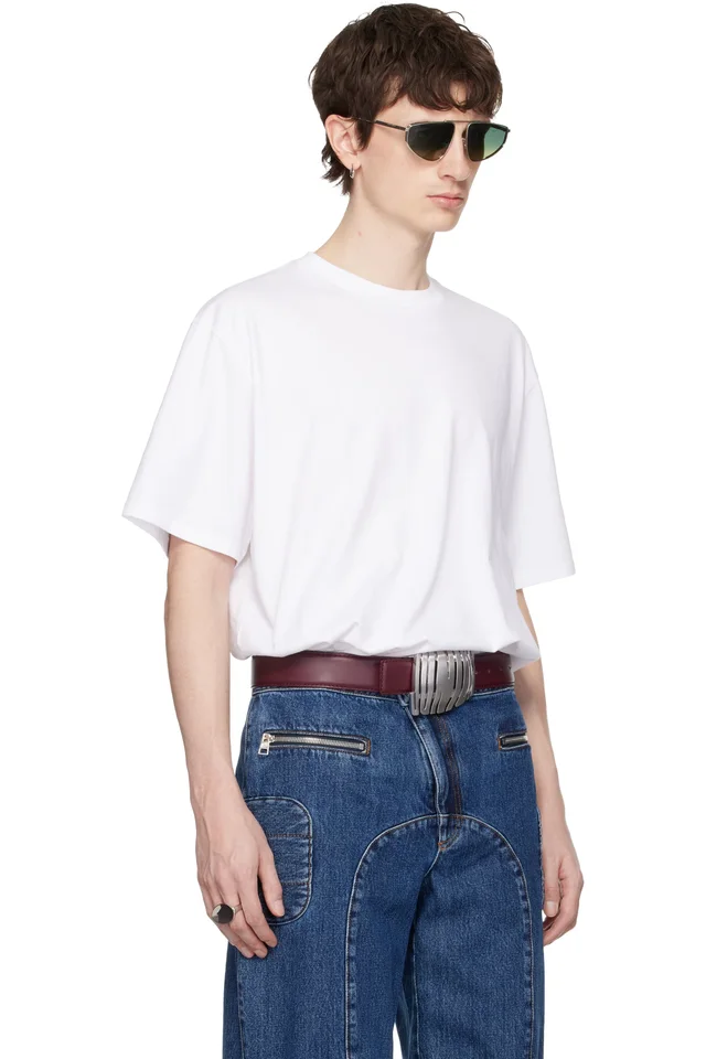 Jean Paul Gaultier White 'The Junior Gaultier' T-shirt, photo 2 of 5 from SSENSE