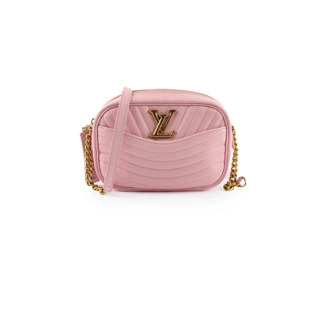Louis Vuitton New Wave Camera Bag Pink in Pink Leather from The Purse Affair