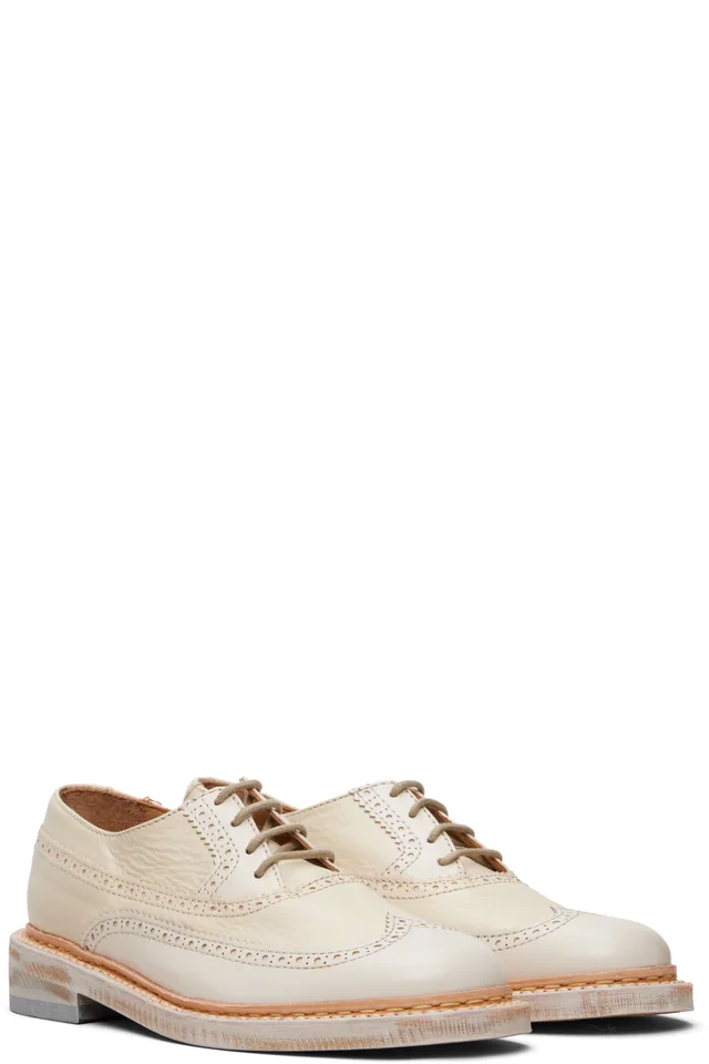 OUR LEGACY Off-White Brogue Parade Derbys, photo 4 of 5 from SSENSE