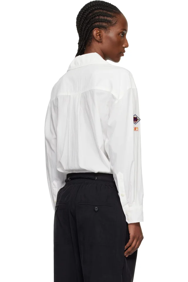 Isabel Marant White Chely Shirt, photo 3 of 5 from SSENSE
