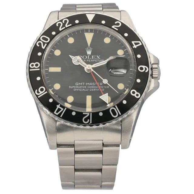 Rolex GMT Master 16750 40mm Stainless Steel Watch from H&T