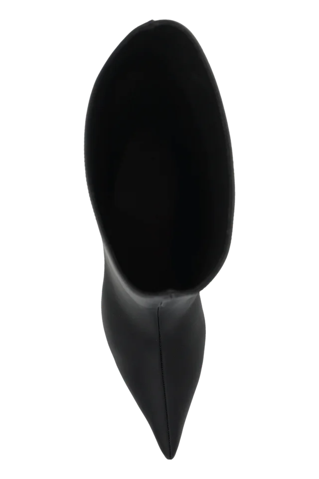 Amina Muaddi Fiona Pointed-Toe Ankle Boots, photo 5 of 5 from SENSER