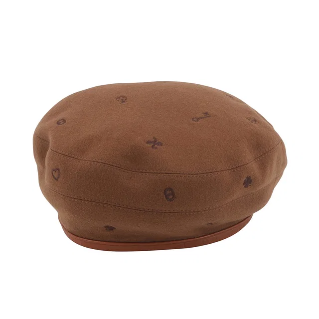 Hermès Saint-Honore beret Size 58 Brown Cashmere100% in Brown from GALLERY RARE