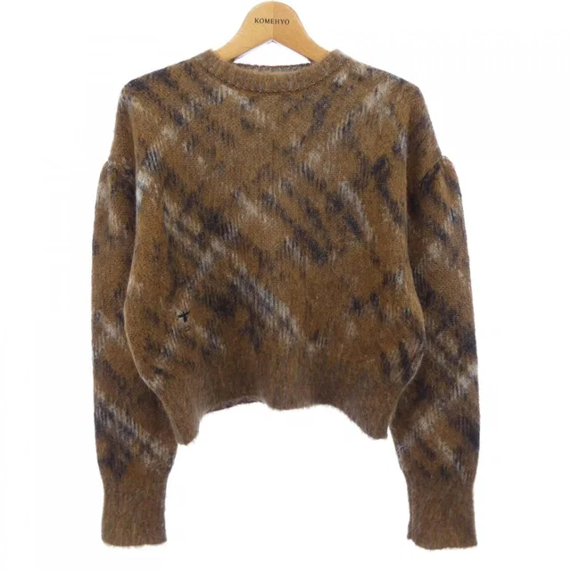 Dior Knit Sweater Brown in Brown from The Reluxe