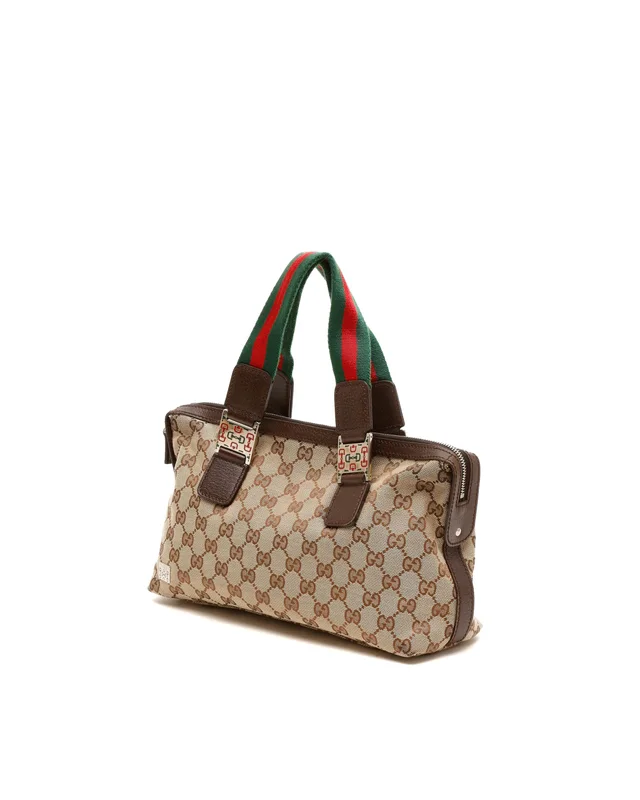 Gucci GG Sherry Web Bag in Canvas from A Retro Tale, photo 2 of 7
