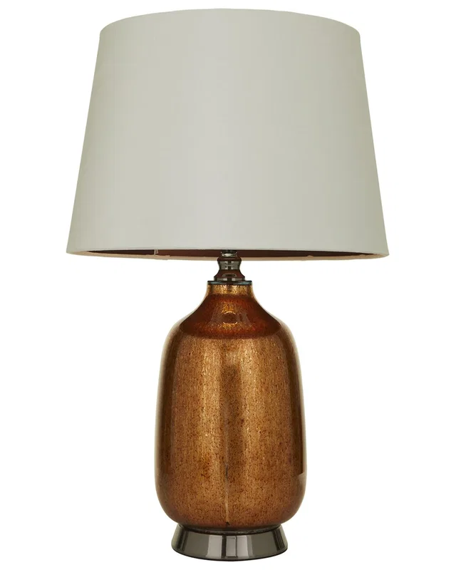 Peyton Lane Copper Glass Gourd Style Base Table Lamp, image 1 of 1 from Rue La La