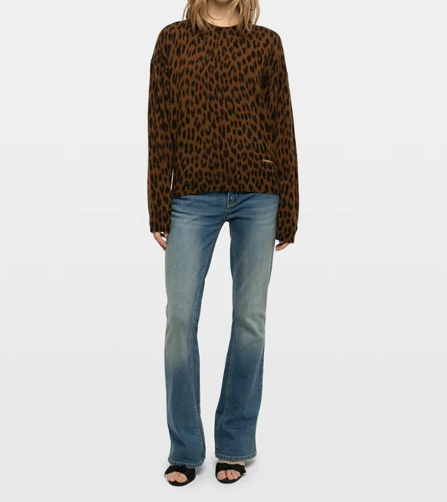 Zadig & Voltaire Leopard-print sweater, photo 2 of 4 from SENSER