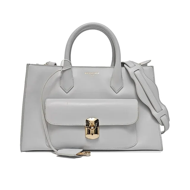 Balenciaga All Afternoon Leather Shoulder Bag Size One Size in blue Leather from Grailed