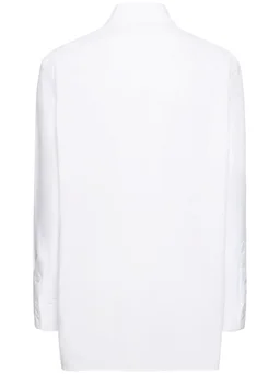 The Row Oversized shirt with classic collar in 100% Cotton, photo 5 of 5 from LUISAVIAROMA