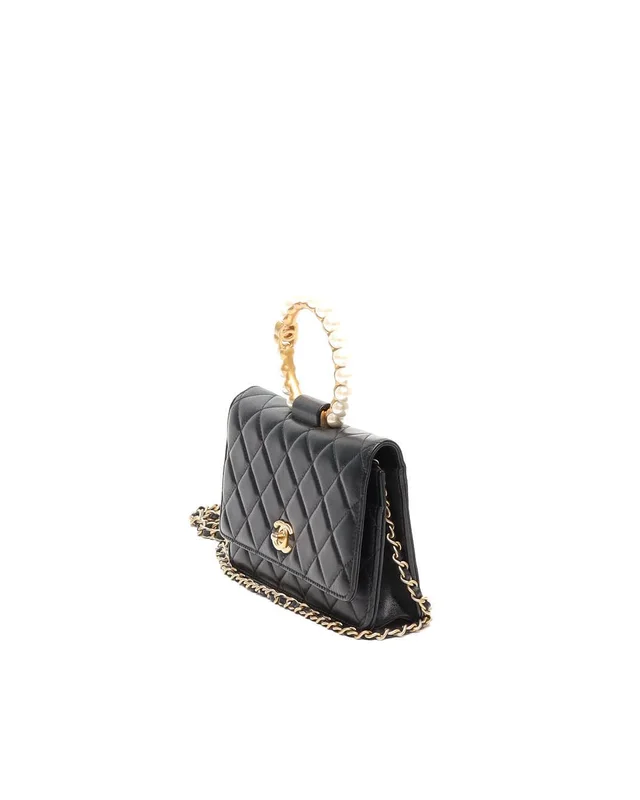 Chanel Pearl Crown Wallet On Chain Bag in Leather from A Retro Tale, photo 2 of 10