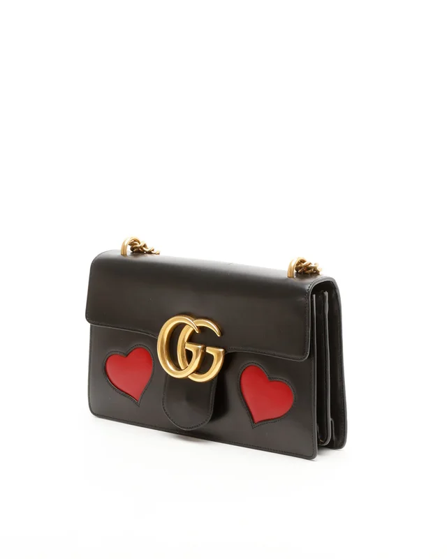 Gucci Medium GG Marmont Heart Bag in Leather from A Retro Tale, photo 2 of 8