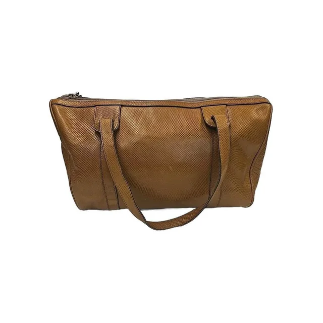Ferragamo Vintage Handbag Cognac Brown Purse Small Tote Made In Italy in gold|red|neutral|brown from Poshmark