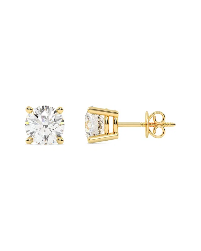 Lab Grown Diamonds 14K 2.50 ct. tw. Lab-Grown Diamond Earrings, image 1 of 1 from Rue La La
