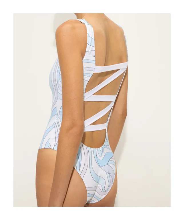 Emilio Pucci Marmo Print Swimsuit, photo 5 of 5 from SENSER