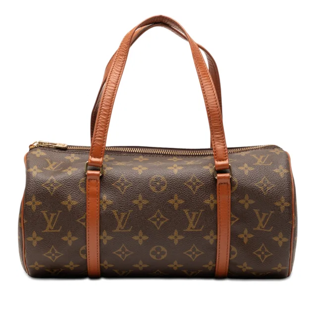 Brown Louis Vuitton Monogram Papillon 30 Handbag in Brown Coated canvas from Designer Revival