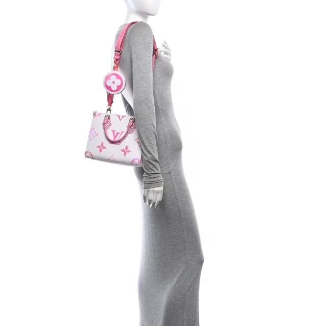 Louis Vuitton Monogram Giant By The Pool 2.0 Onthego PM Pink in Pink Canvas from FASHIONPHILE, photo 2 of 10