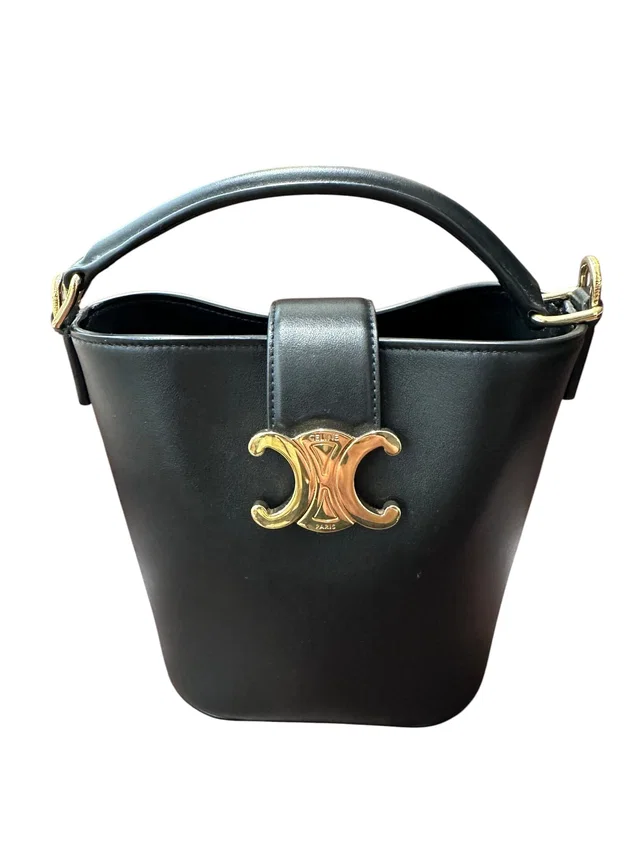 Celine Black Bucket Bag in Black from Luxury Promise