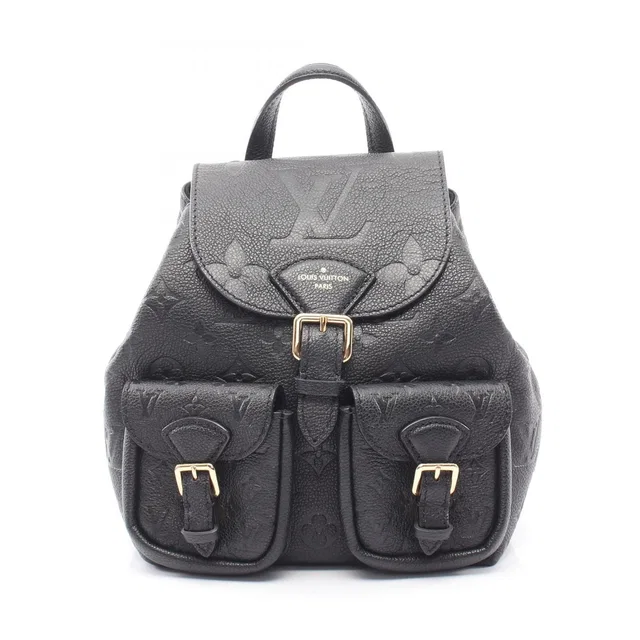 Louis Vuitton Backpack Monogram Empreinte Noir Leather Backup in Black Leather from The Reluxe
