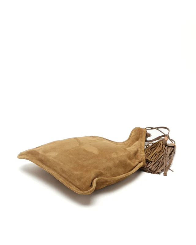 Miu Miu Suede Tassel Hobo Bag in Suede from A Retro Tale, photo 3 of 7