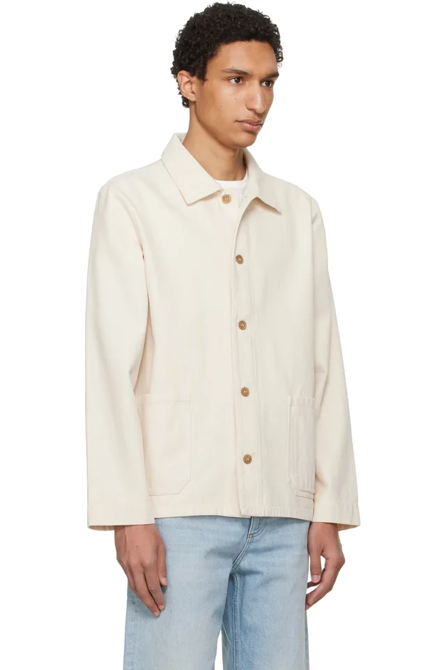 A.P.C. Off-White Kerlouan Denim Jacket, photo 2 of 2 from SSENSE