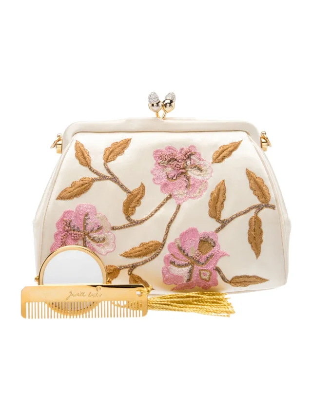 Judith Leiber Evening Bag in pink Satin from The RealReal