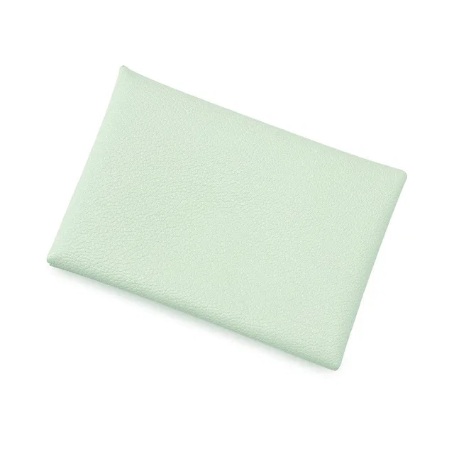 Hermès Calvi Duo Verso Vert Fizz/Menthe Chevre Myzore Goatskin in Green Goatskin from GALLERY RARE