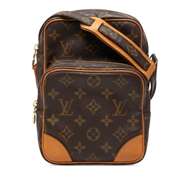 Brown Louis Vuitton Monogram Amazone Crossbody Bag in Brown Coated canvas from Designer Revival