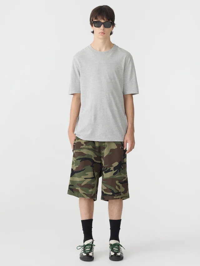 Bassike Camo Athletic Fleece Short from bassike, photo 1 of 1