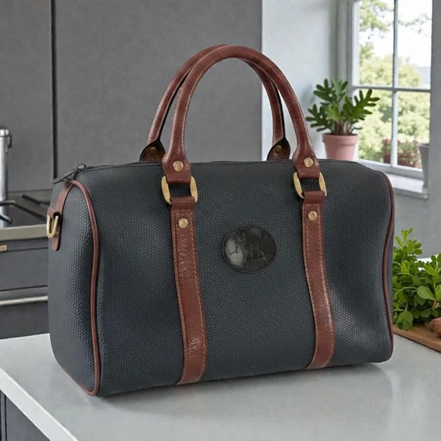 Mulberry Women's Satchels - Black/Brown in black|brown|red from Depop, photo 5 of 8