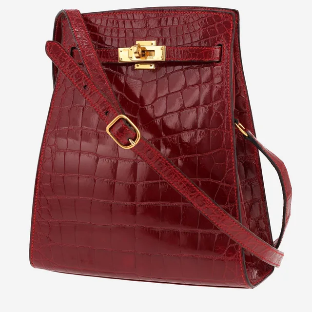 Hermès Kelly Sport shoulder bag in red alligator leather in Red Crocodile from Collector Square