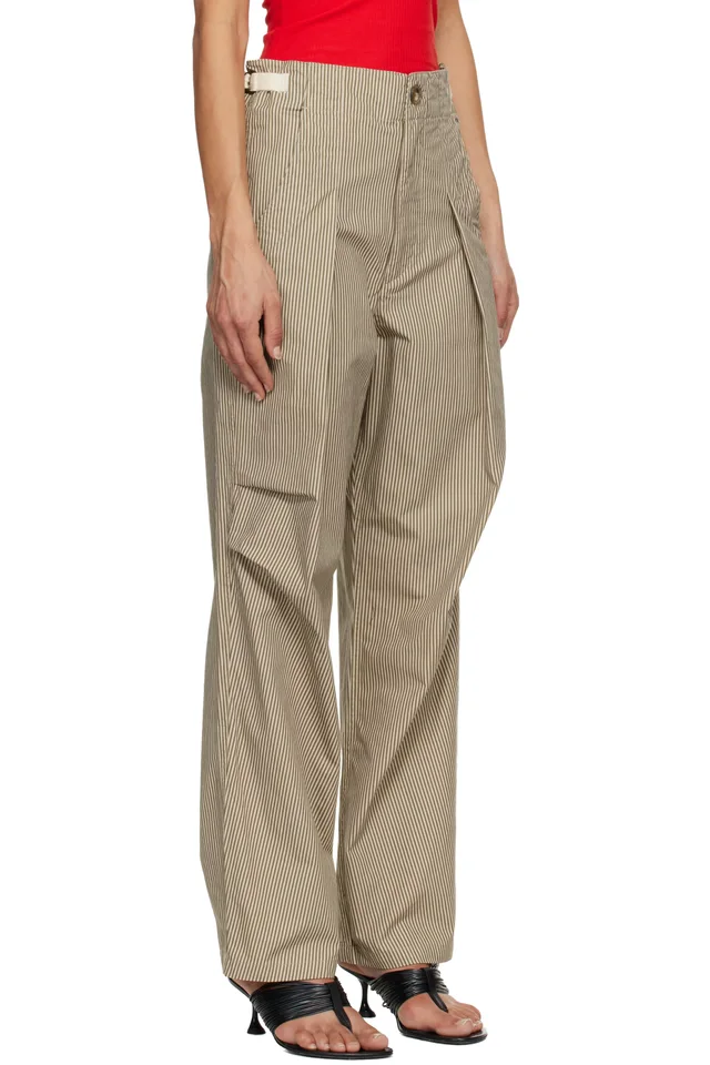 Isabel Marant Etoile Beige Ceryne Trousers, photo 2 of 4 from SSENSE