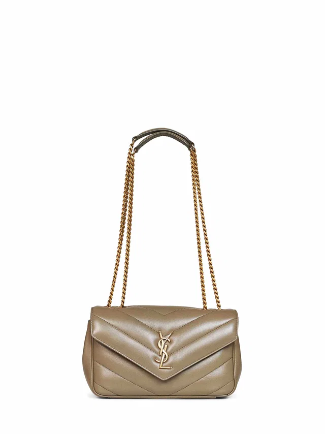 Saint Laurent Loulou Shoulder Bag — Green Lambskin in Green Lambskin from HEWI