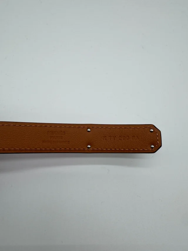 Hermès Kelly 18 Belt Mauve Sylvester Epsom Palladium Hardware in Epsom leather from Luxury Promise, photo 10 of 10