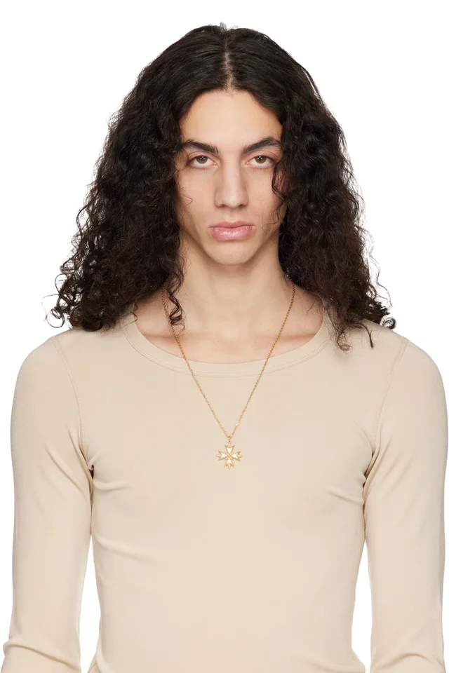 Emanuele Bicocchi Small Crest Necklace, photo 2 of 2 from SSENSE