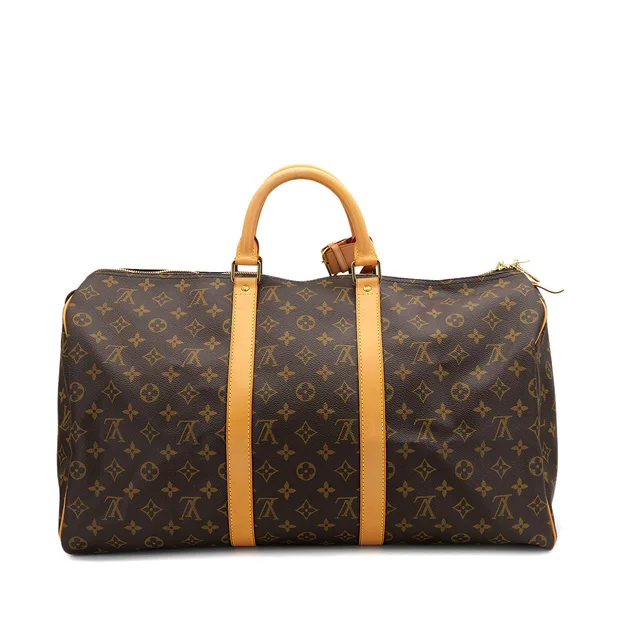 Louis Vuitton Monogram Keepall 50 Luggage Brown M41426 in Brown Coated canvas from Luxury Promise, photo 2 of 2