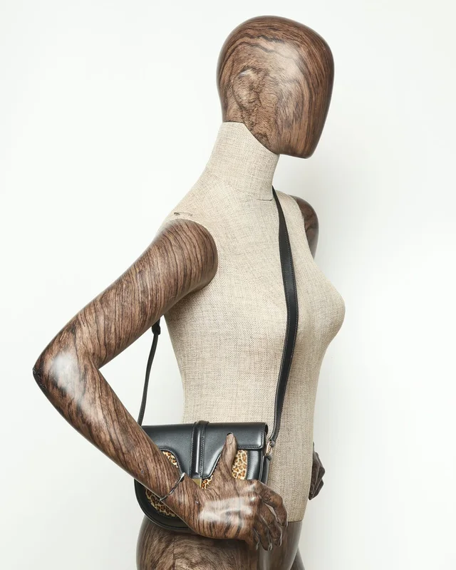 Celine Leopard Besace Mini 16 Crossbody Bag in Leather from A Retro Tale, photo 7 of 8