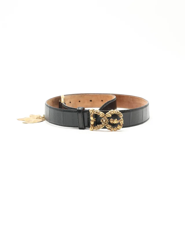 Dolce & Gabbana DG Belt, Size 85 in Leather from A Retro Tale