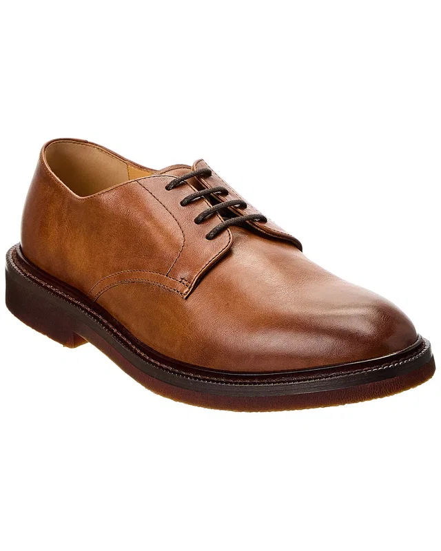 Brunello Cucinelli Leather Oxford, image 1 of 1 from Gilt