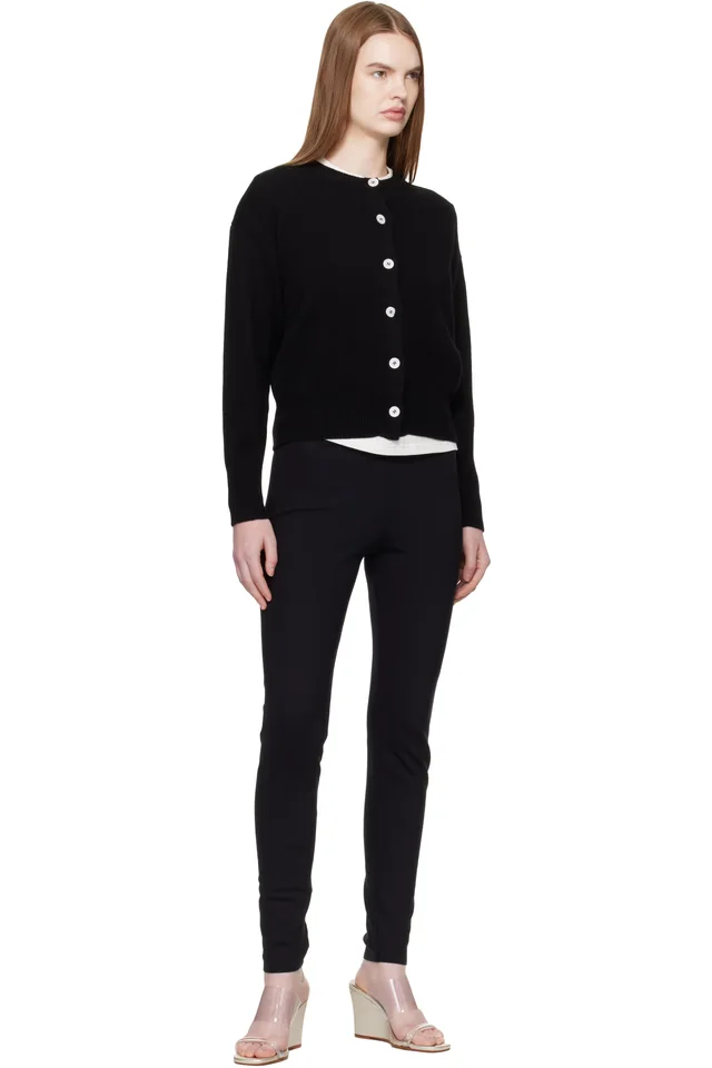 &Daughter Black Ada Crewneck Cardigan, photo 4 of 4 from SSENSE