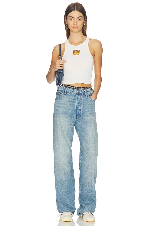 Boys Lie Men Don't Original Beegee Tank Top in White, photo 4 of 4 from REVOLVE (Canada)