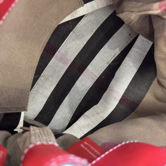 Burberry Canvas Mega Check Medium Maidstone Cadmium Shoulder Bag in Calfskin leather, Canvas from Reowned, photo 9 of 9