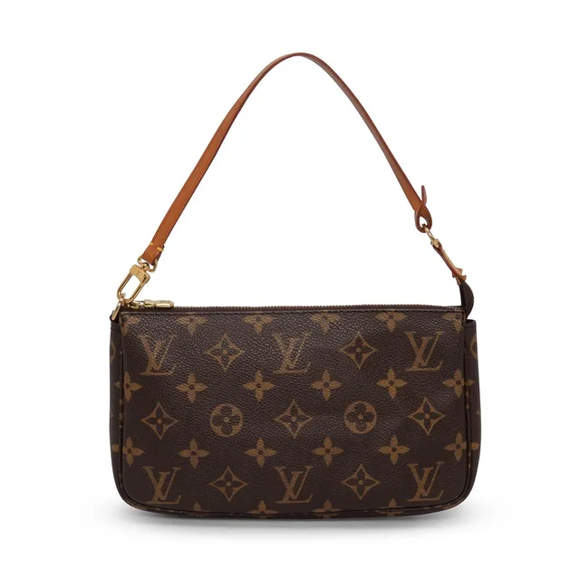 Louis Vuitton Monogram Canvas Pochette Accessoires in Coated canvas from Blue Spinach