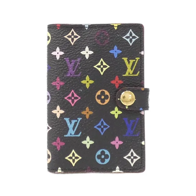 Louis Vuitton Multicolor Carnet de Val M92652 Organizer in Black/Gold Coated canvas from Elady
