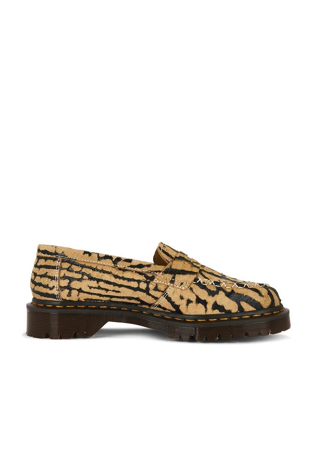 Dr. Martens Wild Mohwalk Refined Loafer in Teak & Black, photo 2 of 7 from REVOLVE (Canada)
