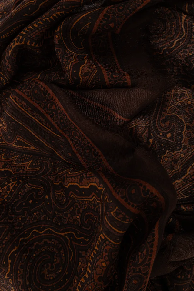 Etro Frayed-edge scarf, photo 3 of 4 from SENSER