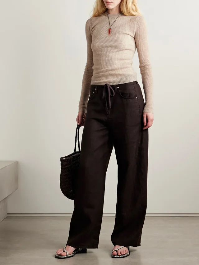 CITIZENS OF HUMANITY Alessia wool and cashmere-blend sweater in Beige, photo 2 of 2 from NET-A-PORTER (Canada)