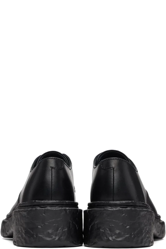 CAMPERLAB Black Vamanos Derbys, photo 2 of 5 from SSENSE