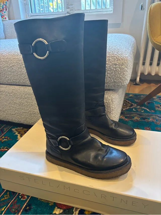 Stella McCartney Vintage Rutland/Garselet (Stival Plast.S.Gomma) Boots. in black Leather from Poshmark